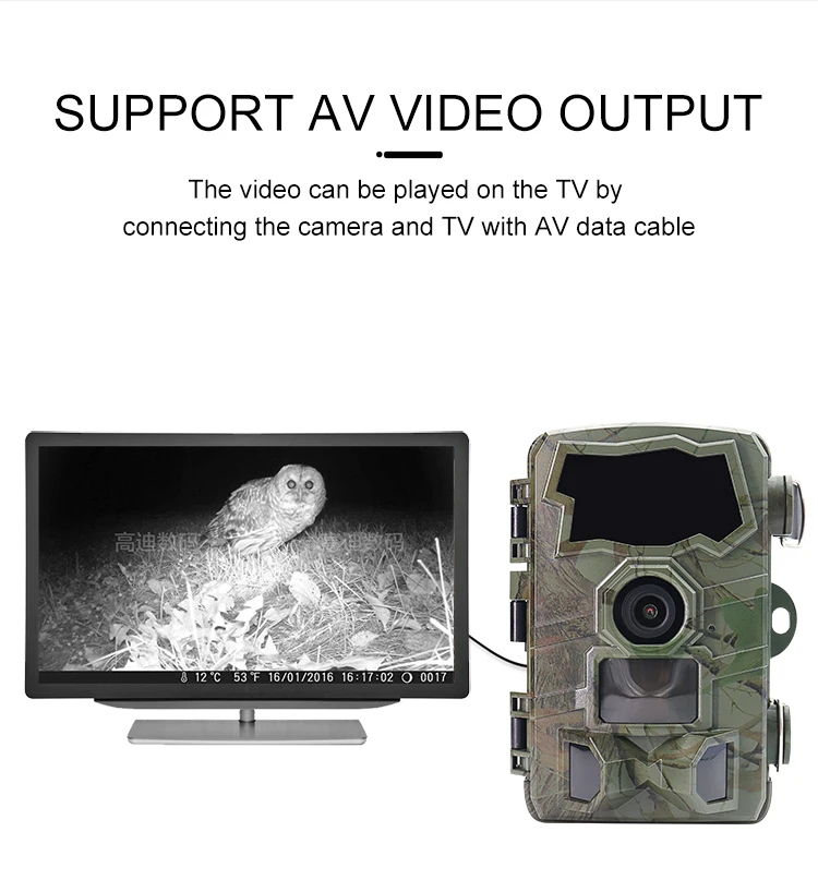 Outdoor WiFi Trail Camera Bluetooth 4K 32MP Game Camera 850NM Night Vision Motio