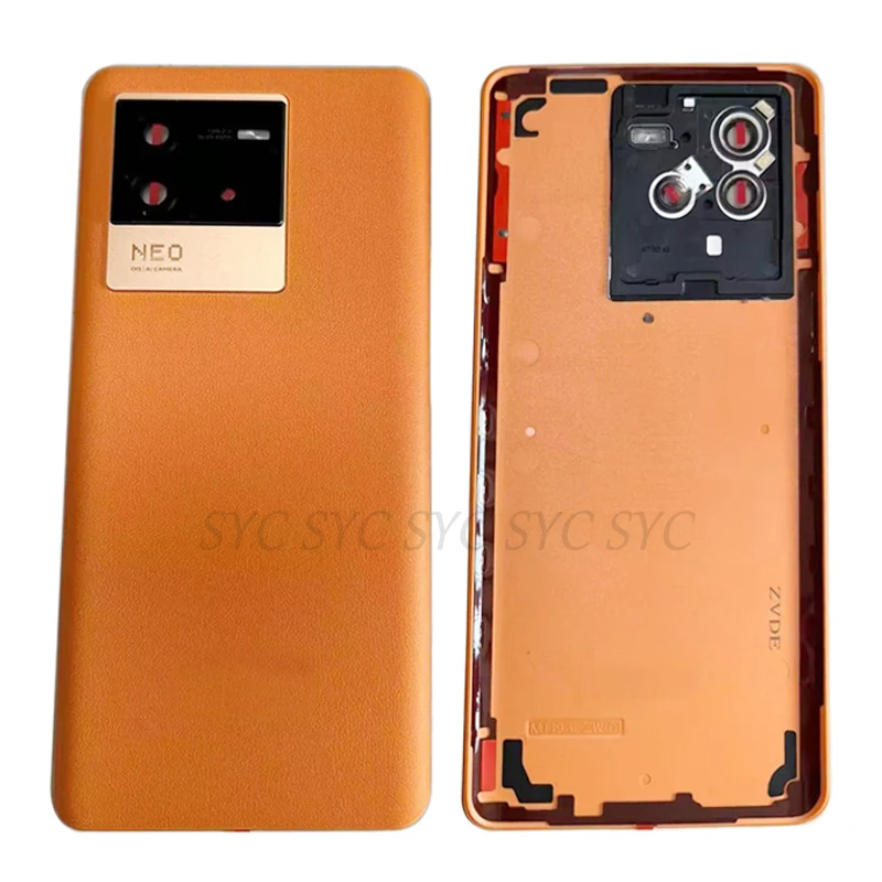 Original Battery Cover Rear Door Case Housing For VIVO iQOO Neo 6 Back Cover with Camera Lens Logo Repair Parts