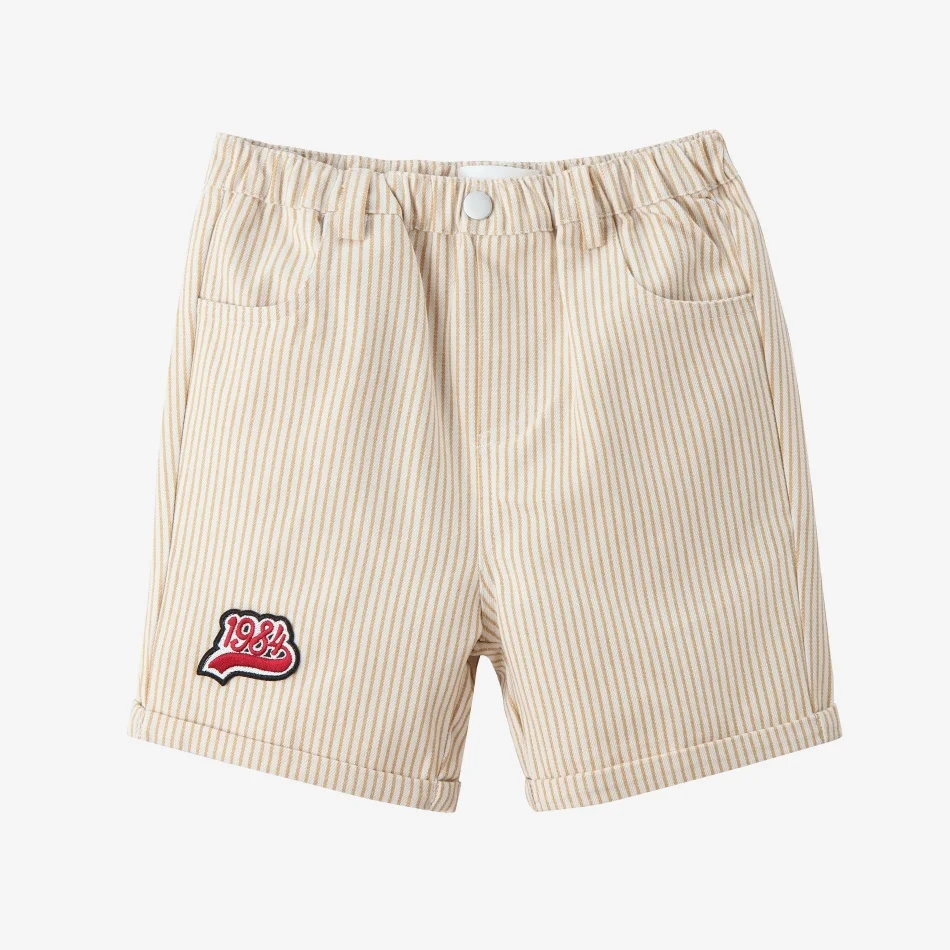 Beige boy shorts
