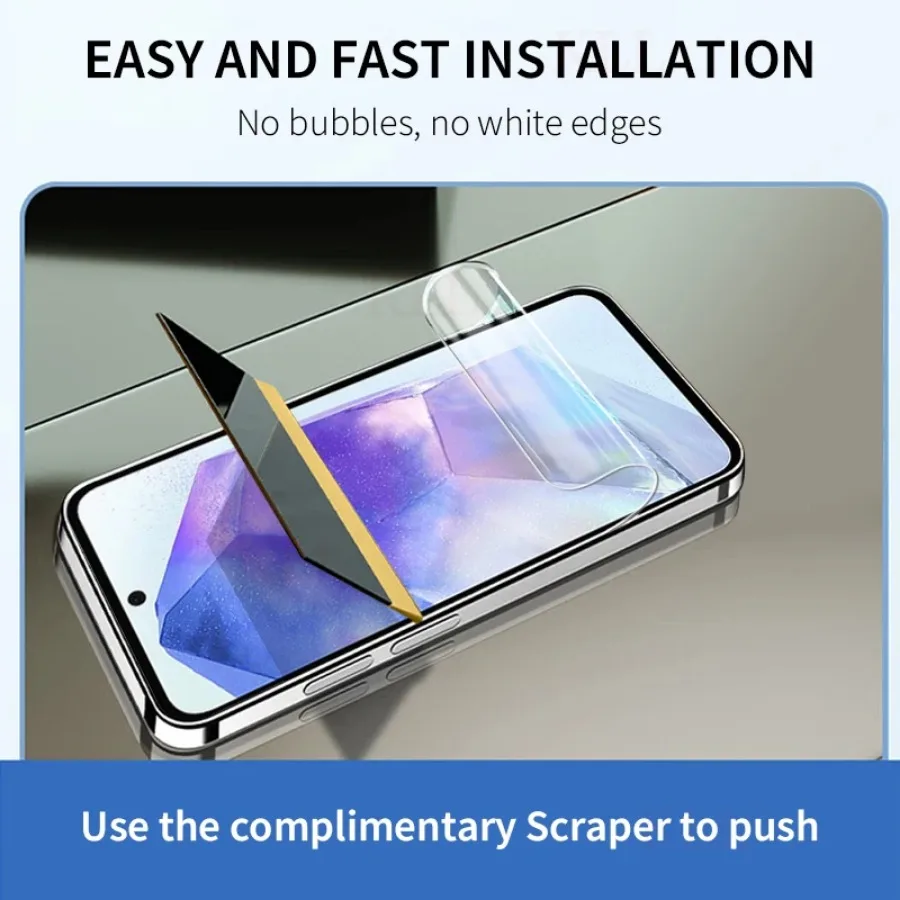 4-Pack Universal Hydrogel Screen Protector Films