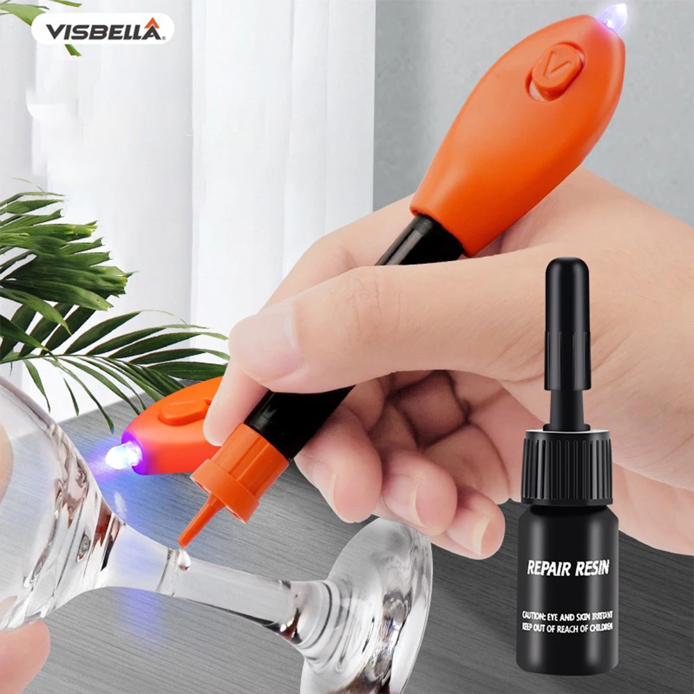 Fix Liquid Glue Metal Plastic Glue For Auto Glass Repair Kit 5 Second Adhesive For Wood Ceramic Repair Tool UV Light Pen Glue 3