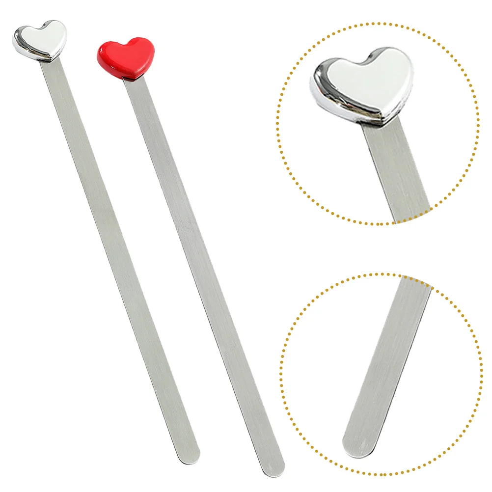 

2 Pcs Bookmark Bookmarks Metal Elegant Decorate Creative for Books Gift Readers Page Markers