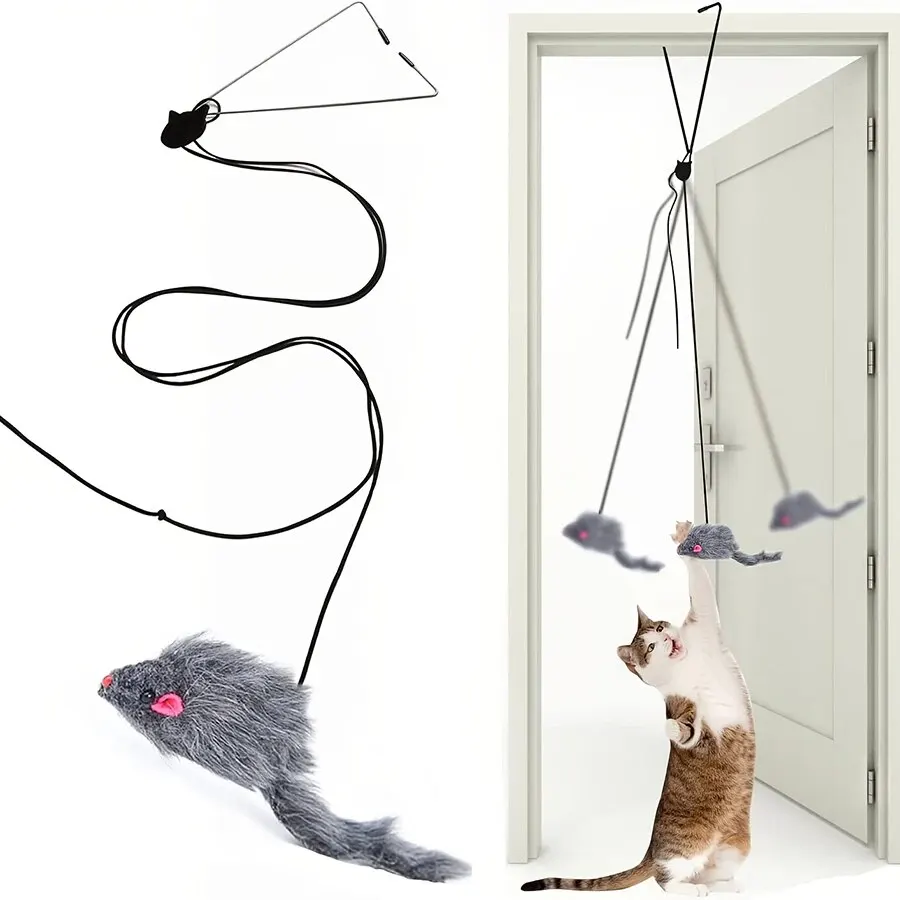 Door Hanging Cat Toy Stress Relieve Living Room Kitten door hanging cat toy