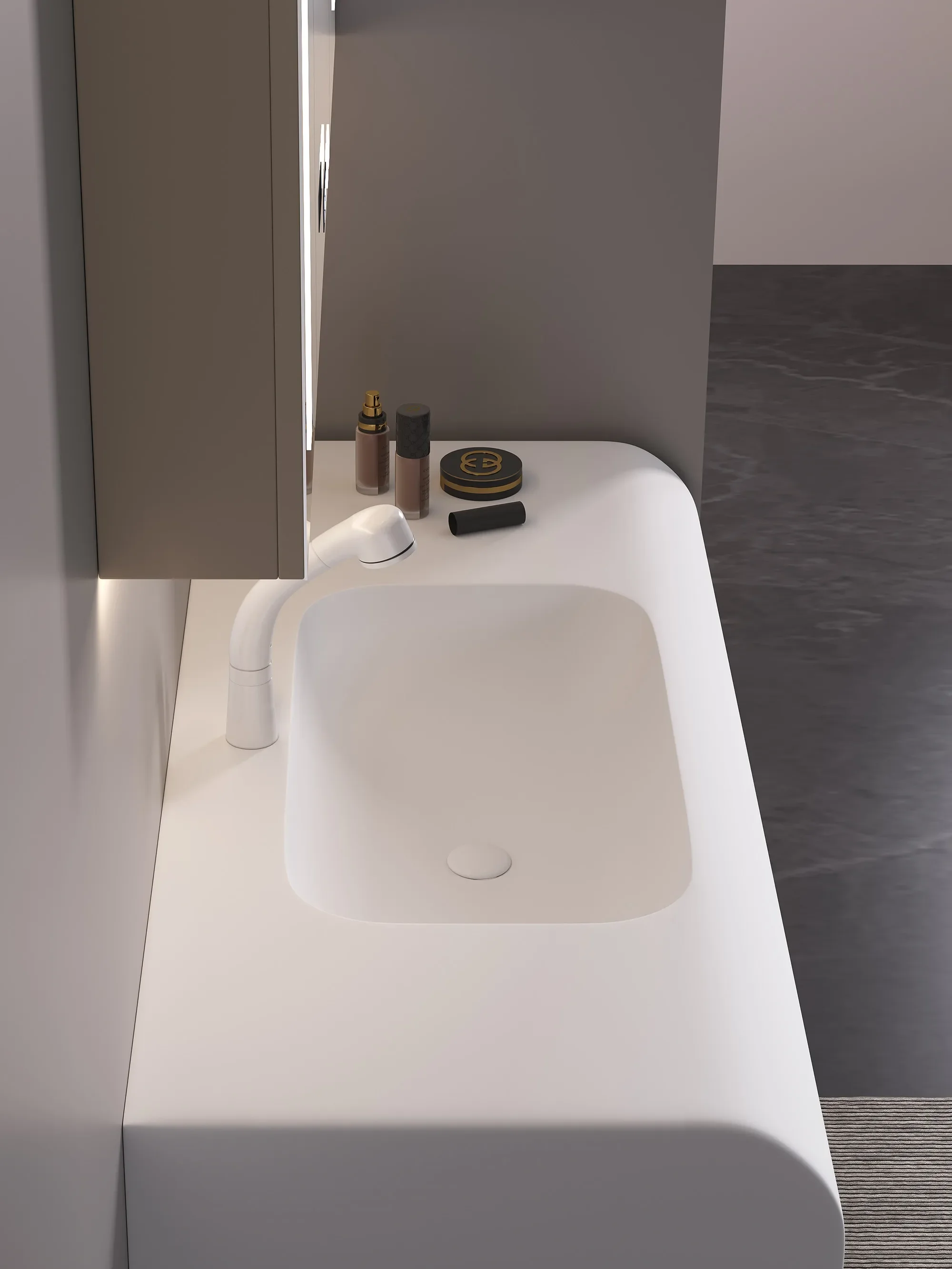 Whole Washbin Bathroom Cabinet Combination Modern Minimalist Oak Washstand Hand Washing Washbasin Bathroom Cabinet