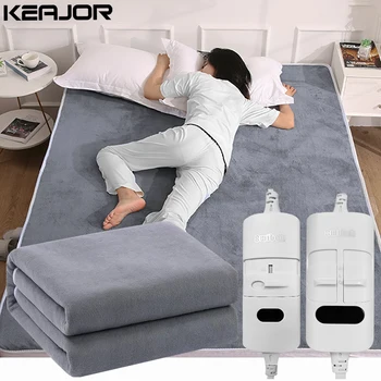 Coperta elettrica 220V Termostato automatico più spesso Coperta riscaldante elettrica Scaldacorpo Materasso termico per coperta riscaldata 1
