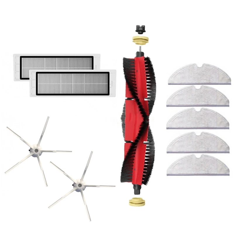 

10Pcs Vacuum Cleaner Replacement Parts Accessories For Xiaomi Roborock S5 Max S50 S6 S60 HEPA Filter Main Side Brush