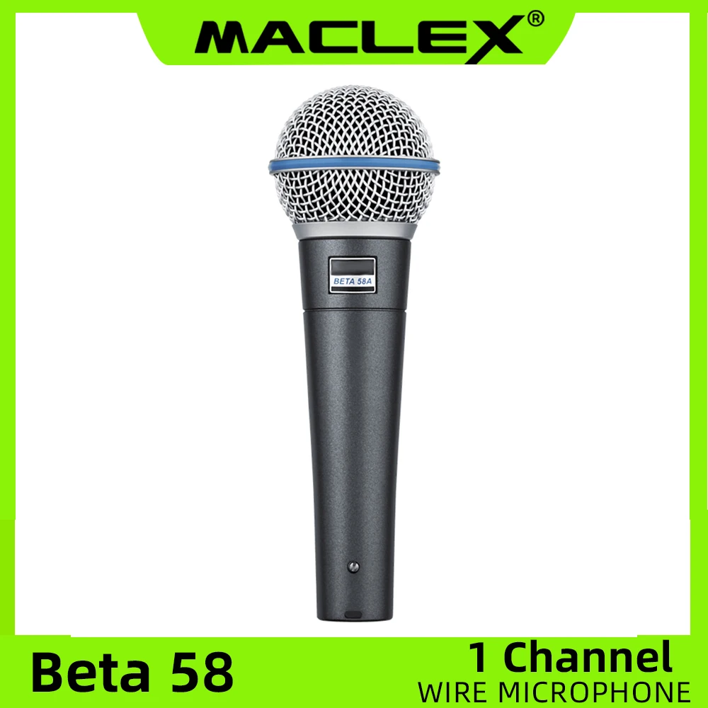 Professional Wired BETA58 with Transformer Supercardioid Microphone for Karaoke Studio
