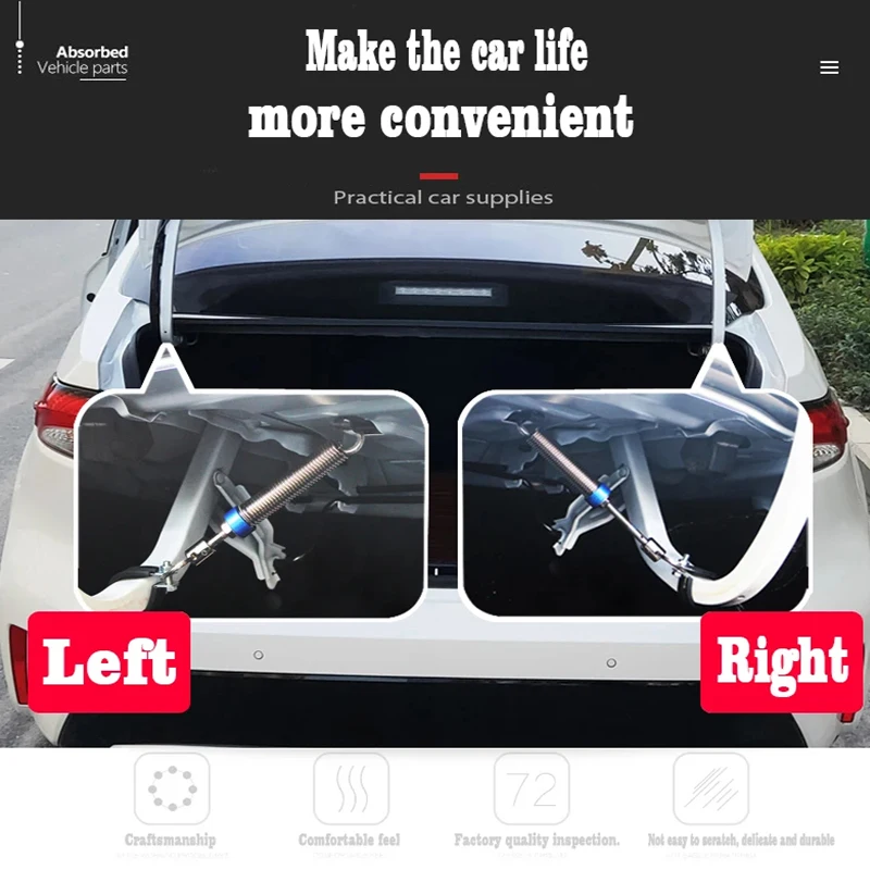Automatic Car Trunk Lid Lift with Adjustable Metal Spring Mechanism