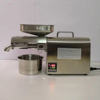 304 Stainless Steel Oil Press Machine 600W / 800W Oil Expeller Walnut Oil Automatic Oil Press 2