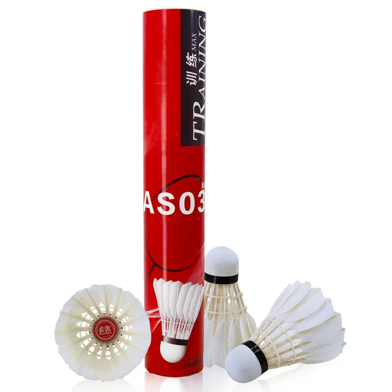 

5tubes QIAO badminton training level endurance duck feather badminton AS03max 60 pieces