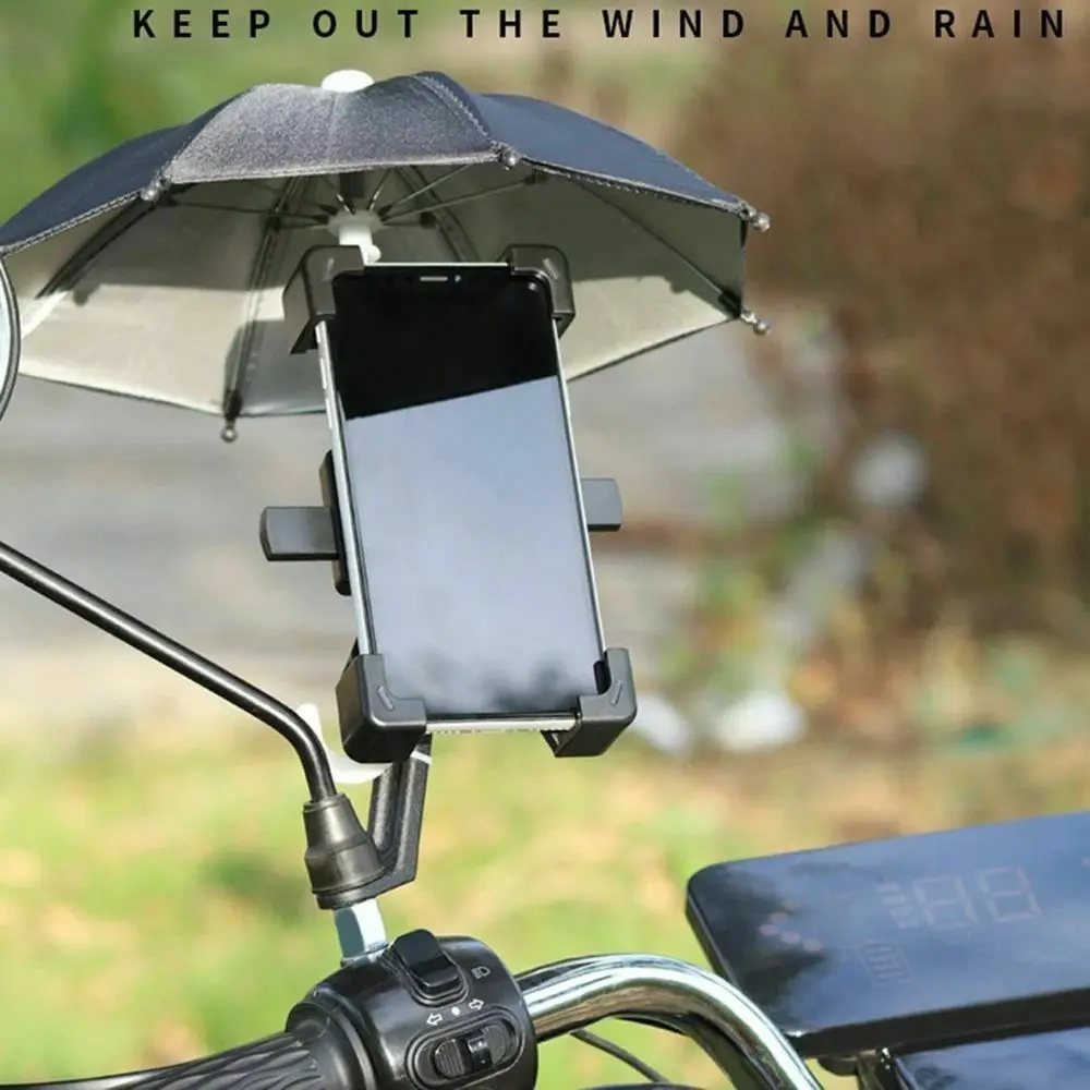 Motocycle Phone Umbrella Waterproof Portable Parasol Motorcycle Phone Umbrella Covers For Cycling Decor Motocycle Parts