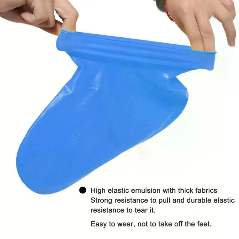 Description Picture 3 of itemReusable Non-slip Rain Boots Waterproof Shoes Covers Rubber Rain Boot Covers for Outdoor Use Gear Household Merchandises Home