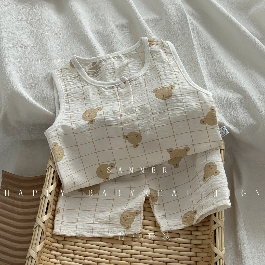 مجموعة سترة قصيرة غير رسمية للأطفال من النسخة الكو...