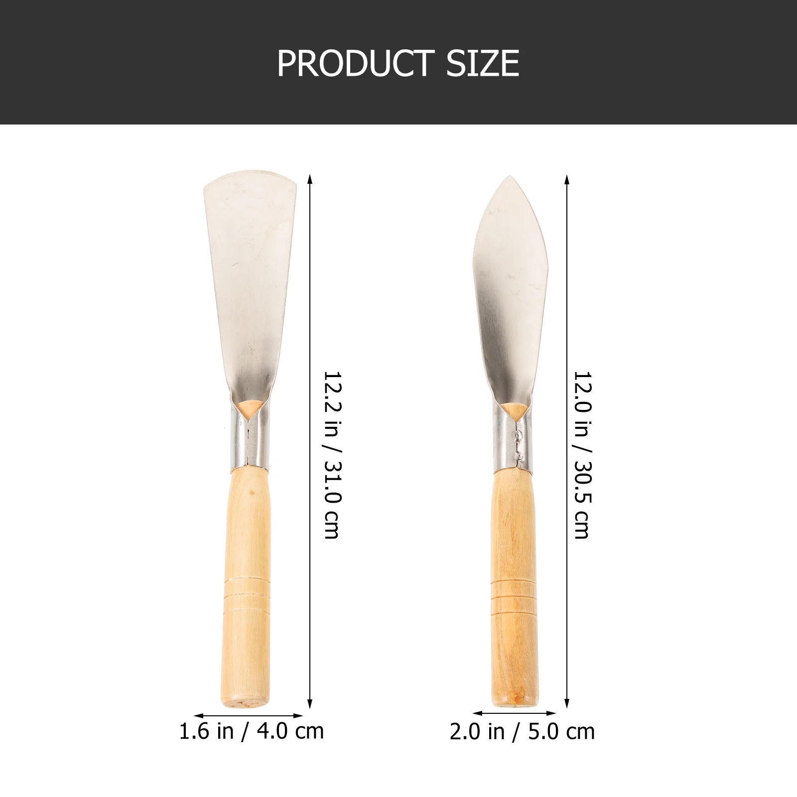 Gardening Wood Hand Trowel Succulent Planting Tool Transplanting Handle Soil Dig Scoop