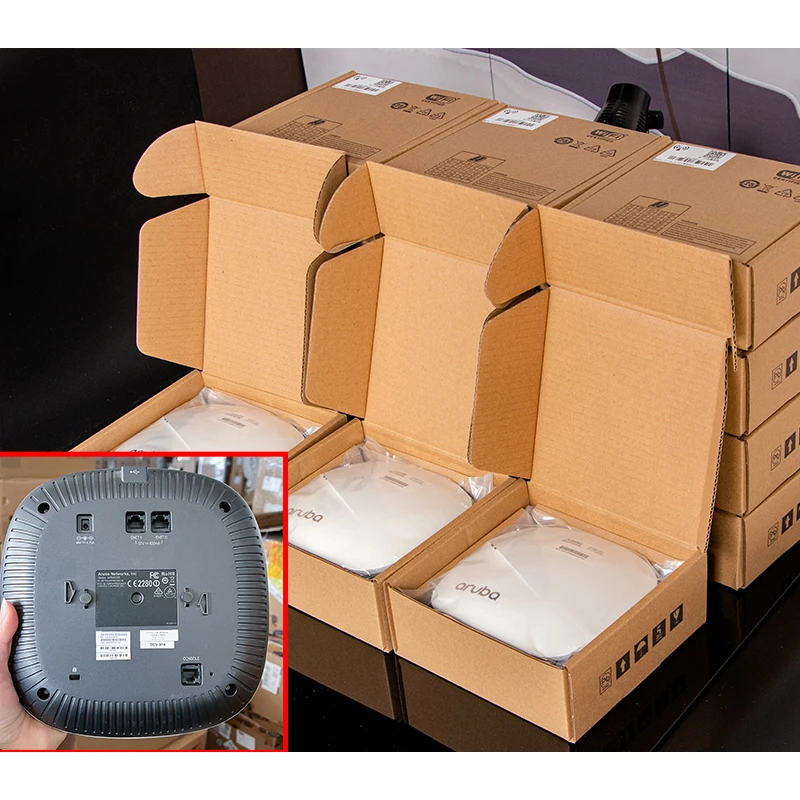 Aruba Networks IAP-335-RW Used Instant JW823A 4X4:4 11AC AP Dual radio 802.11n/ac 4x4 MU-MIMO integrated antennas Access Point