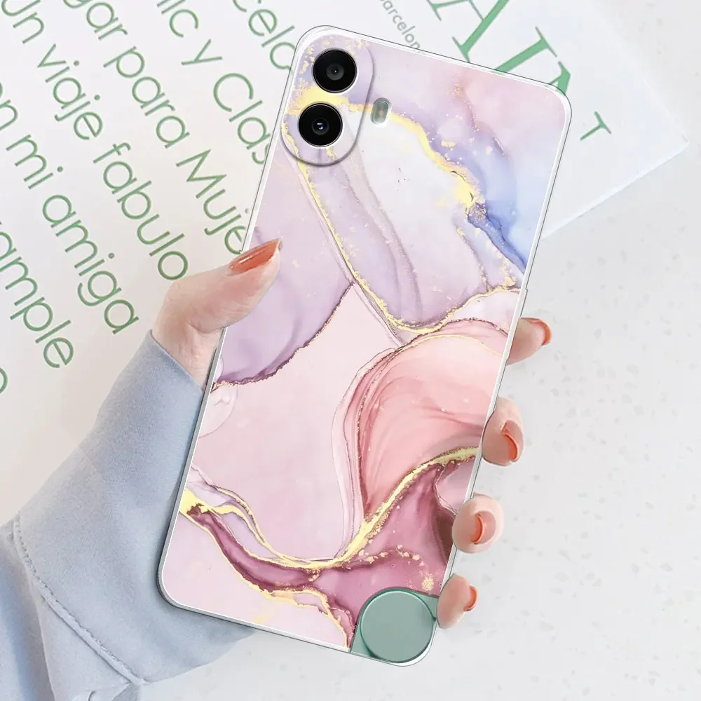 Clear Shockproof Fashion Print Soft Silicone TPU Phone Case