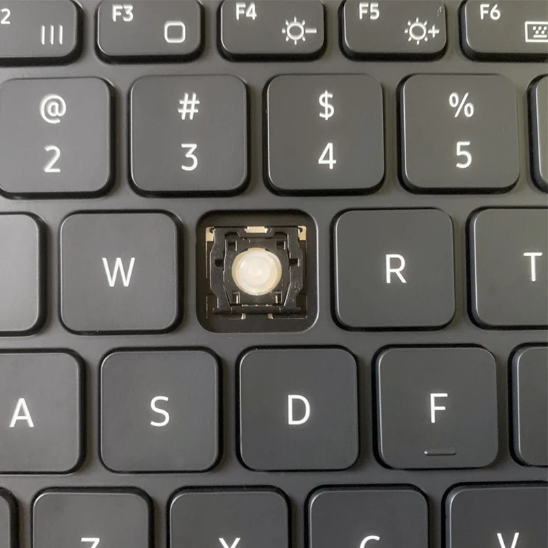 Substituição Keycap Chave Boné & Scissor Clip & Dobradiça para Samsung Galaxy Tab s7 fe 5g Ef-dt730 Teclas Teclado Preto Inglês