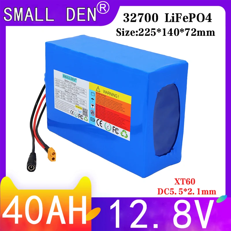 

12.8V 40Ah 21AH 32700 Lifepo4 battery pack 4S6P built-in 40A balanced BMS electric scooter electric boat 12V power supply