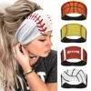 1PC Sporty Style Headbands for Women - Football, Basketball, Volleyball, Softball Patterns - Anti-Slip, Sweat-Absorbing 2