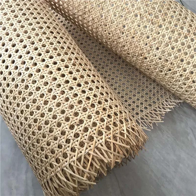 Natural Rattan Indonesian Cane Webbing Roll Material for Furniture