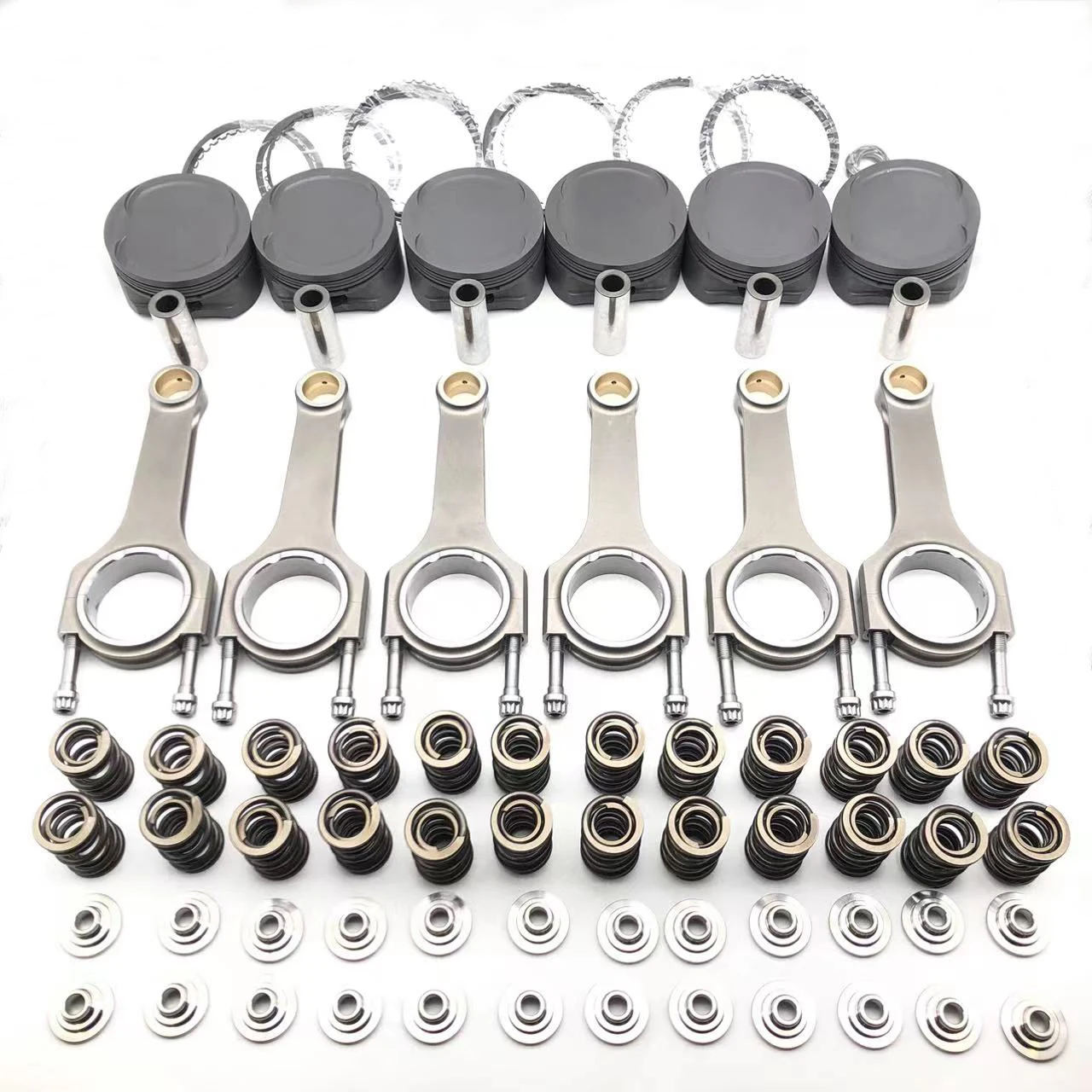 M104 forged piston forged connecting rods dual valve spring and