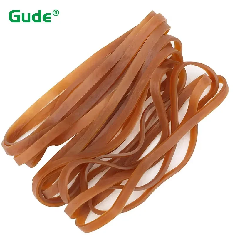 Circumference 320mm~600mm Widening Brown Elastic Rubber Bands Rubber Rings Stretchable Paper Package Holder Rubber Band