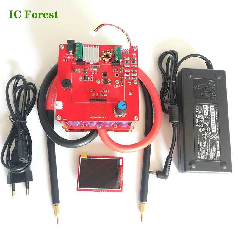 5.4v 1600F maszyna do zgrzewania punktowego 18650 spawacz narzędzie przenośna zgrzewarka punktowa sprzęt półautomatyczny kondensator pulsacyjny akumulator litowo-jonowy