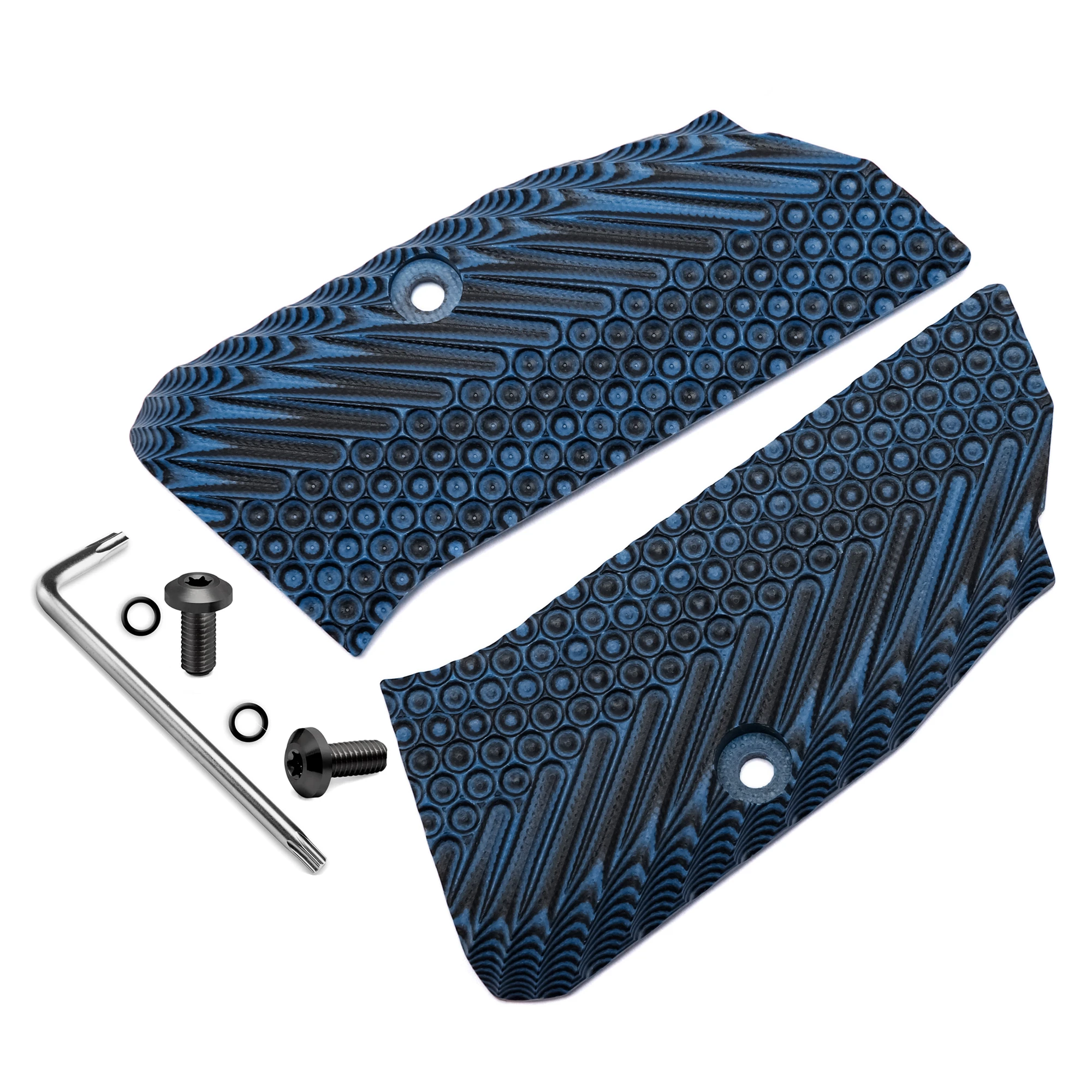 Guuun G10-Griffe für Compact CZ Shadow 2, individuelle CZ-75 Slim Palm, aggressive taktische Textur – Detail 2