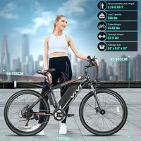 Foldable E Bike Electric Bike Electric Bicycle with Cruise Control System Electric Commuter Bike with Removable Battery Range