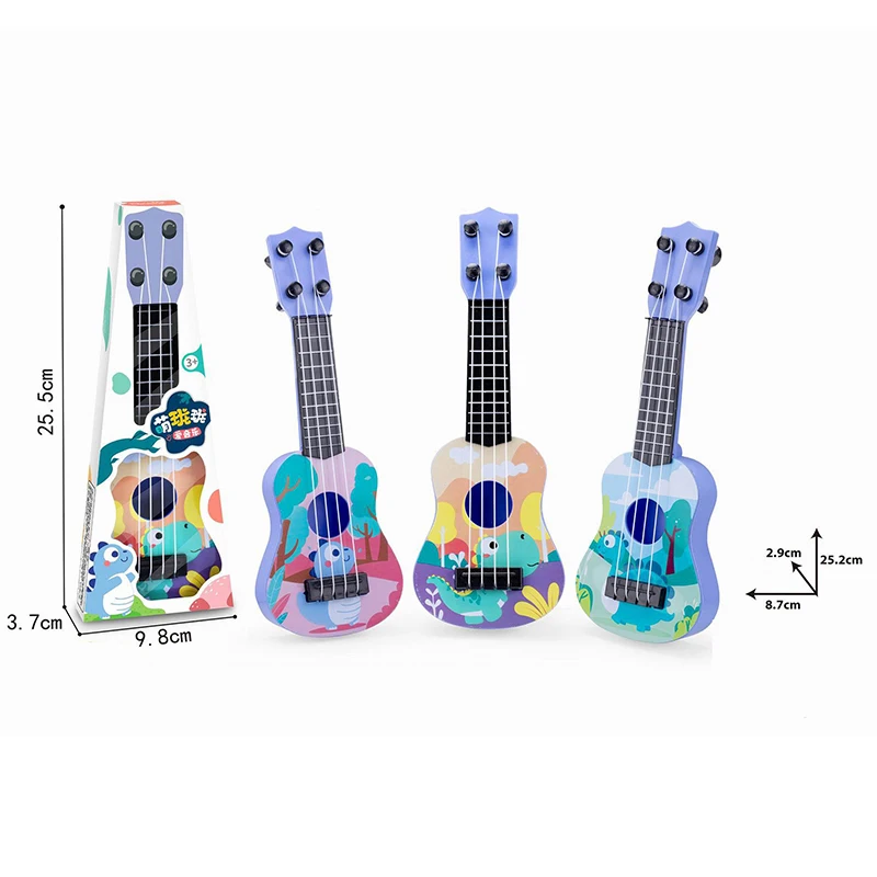 Ukulele Guitar Toy Skill Improving Classical Early Educational Musical Instrument For Boys Girls Children Baby Xmas Gifts ukulele set