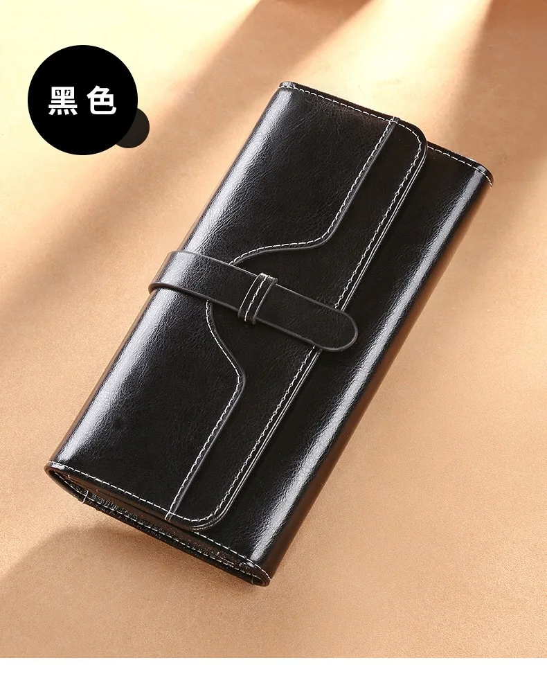 2023 Women Wallets Fashion Long Leather Female Handy Clutch Purse Lady Cell Phone Card Holders Money Bag for Girls 3