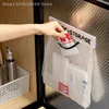 Wall Mount Mesh Storage Bag Garbage Bag Holder Plastic Shopping Bags Dispenser Sundries Bag Grocery Bag Organizer 3