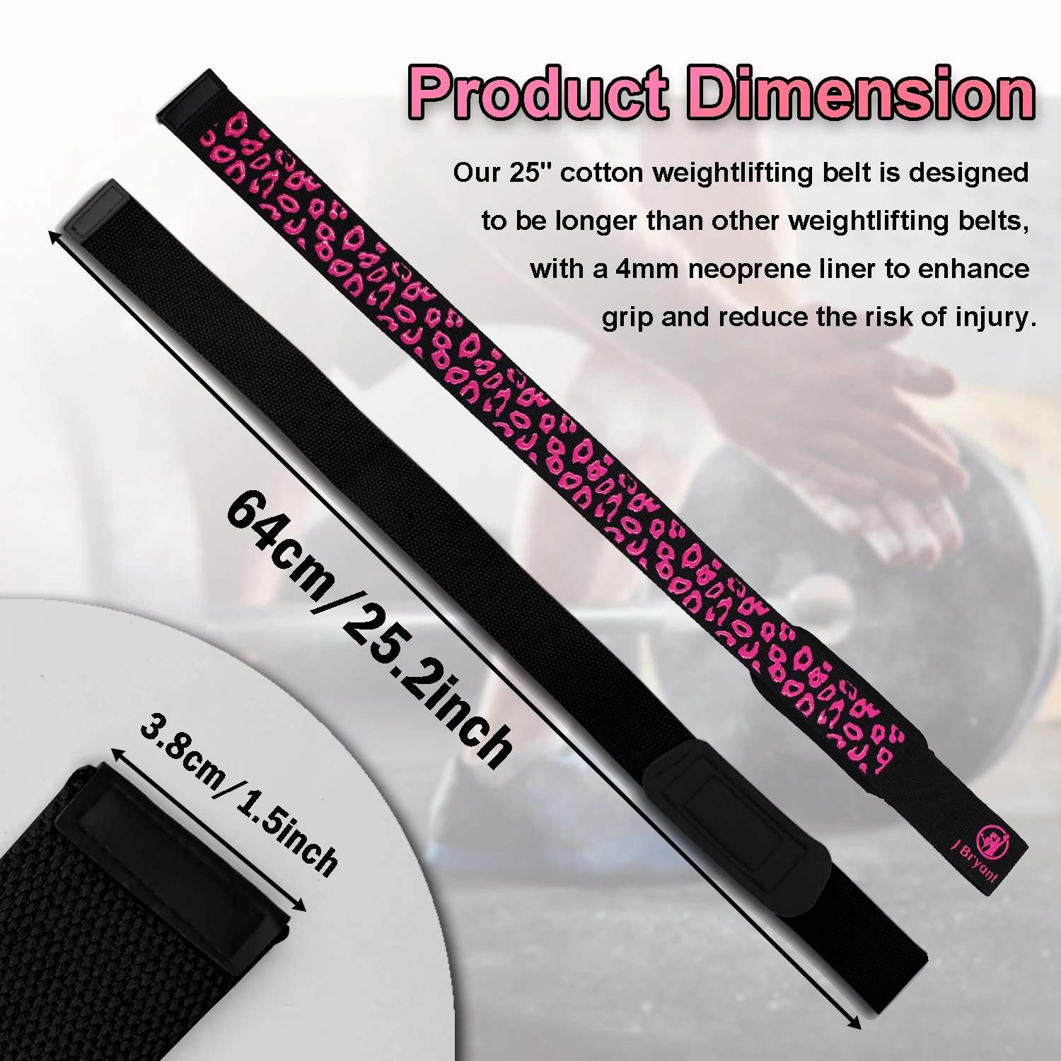 Weight Lifting Straps with Anti-Slip Silicone, 5mm Neoprene Cushion for Weightlifting, Deadlift, Pull-Ups, Gym Enhance Strength 2