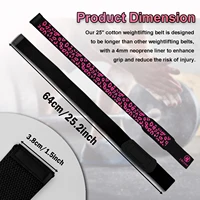 Weight Lifting Straps with Anti-Slip Silicone, 5mm Neoprene Cushion for Weightlifting, Deadlift, Pull-Ups, Gym Enhance Strength 2