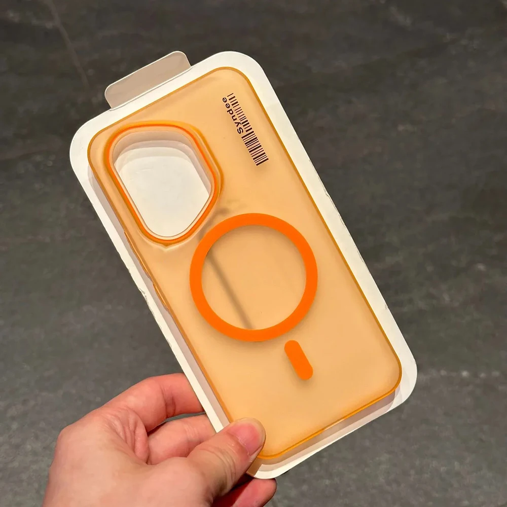 Frosted Translucent Magnetic Phone Case - Slim Hard PC Cover