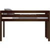 Contemporary Twin Low Loft Bed with End Ladder Solid Wood Cherry Slats Assembly Required Space Saving Kids Furniture 5