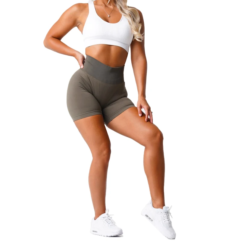 Nvgtn Spandex Solid Seamless Shorts Women Soft Workout Tights Fitness  Outfits Yoga Pants Gym Wear