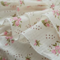 Blumen  Rüschen Sommekleid mit Stirnband – Bild 5