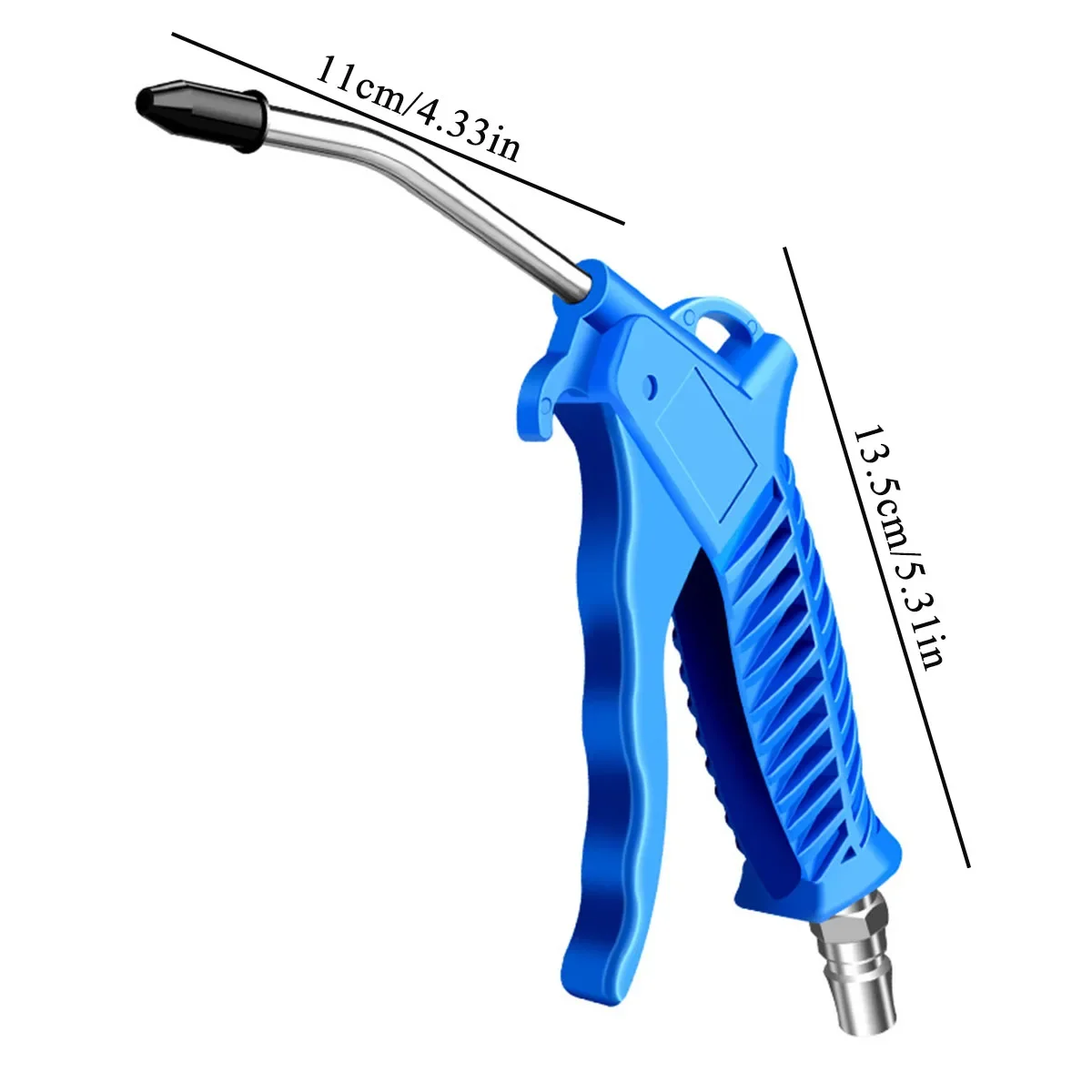 Pistola De Boquilla De Aire Pistola De Para Compresor De Aire Con Flujo De Aire Ajustable Amarillo Kusrkot Pistola De Aire Comprimido