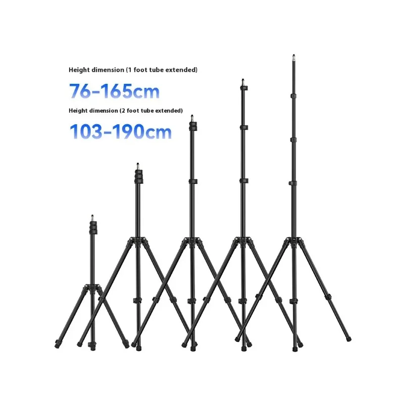 Ulanzi TT43 Light Stand 1.9M Aluminum Alloy Reversible Leg Tripod LED Light Projector Flash Softbox Max Load 1.5KG Gifts