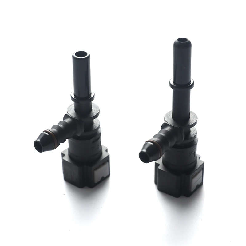 Fuel Line Connector 7.89 ID6 Auto Car Fuel Line Bundy Tee Hose Coupler Nylon Motorcycle Hose Coupler Quick Release Connect Connector Car Accessories