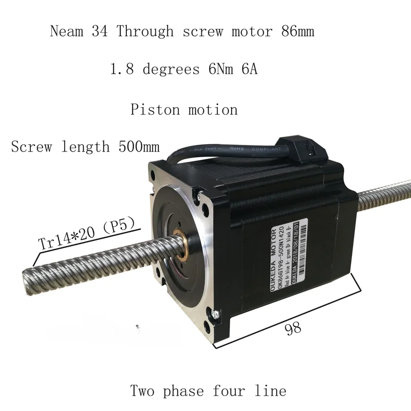 

MR86BYG98-4500 motor with driver full set