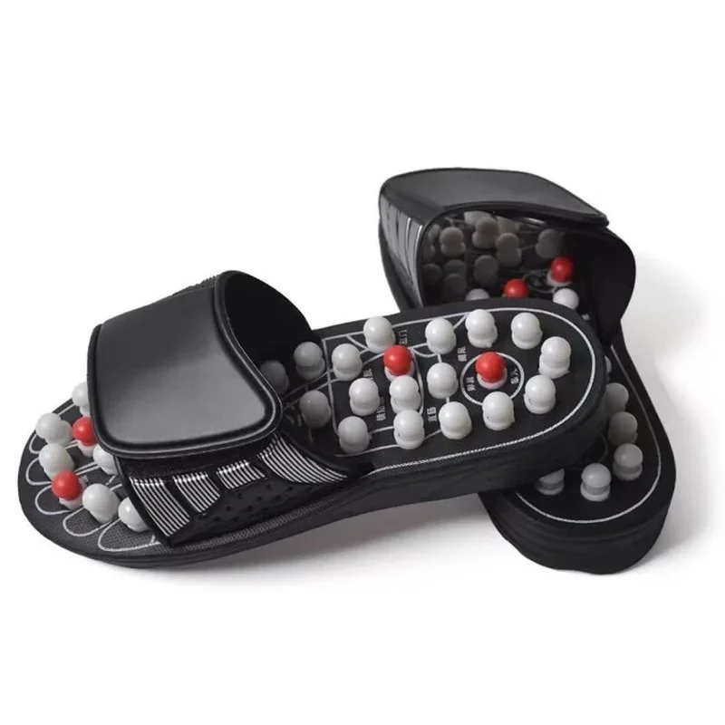 Spin Acupoint Massage Slippers Sandal for Men Women Feet Chinese Acupressure Therapy Medical Rotating Foot Shoes massage sandals