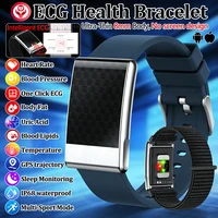 New Uric Acid Blood lipids Smart Bracelet Men ECG Blood Pressure Heart Rate Call Reminder Health Smart Bracelet No Screen Design