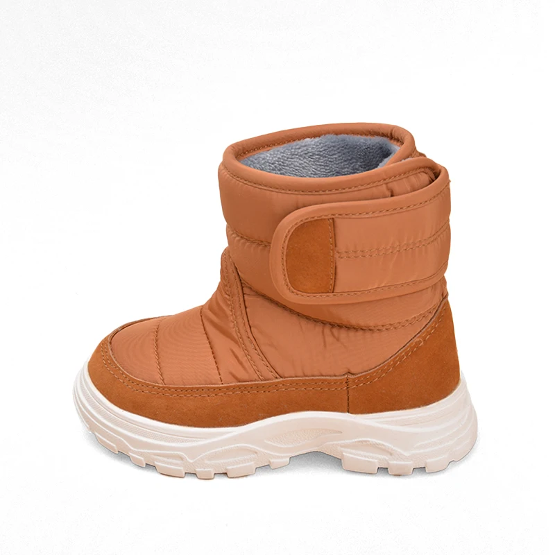 Popular Durable High Quality Kids Unisex Outdoor Waterproof  Snow Boots Children Winter Anti-slip Walking Boots Shoes EW8272