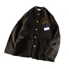 Trendy Preppy Style Suit Jacket In Western-style Round Neck For Men Casual Clothes Japanese Style Couple Uniform 5
