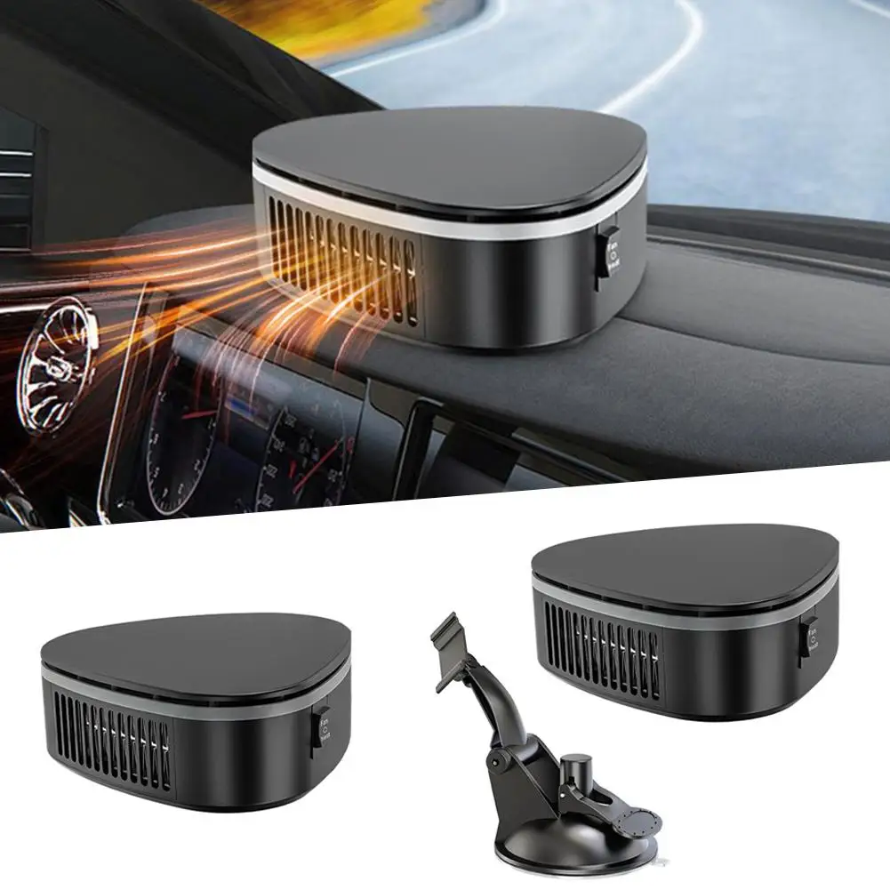 

Portable Car Heater 12/24V Car Windshield Defrosting Anti-Fog IN 2 1 Heating Cooling Heater Heater Car Dryer Fan Car Defogg Q1R7