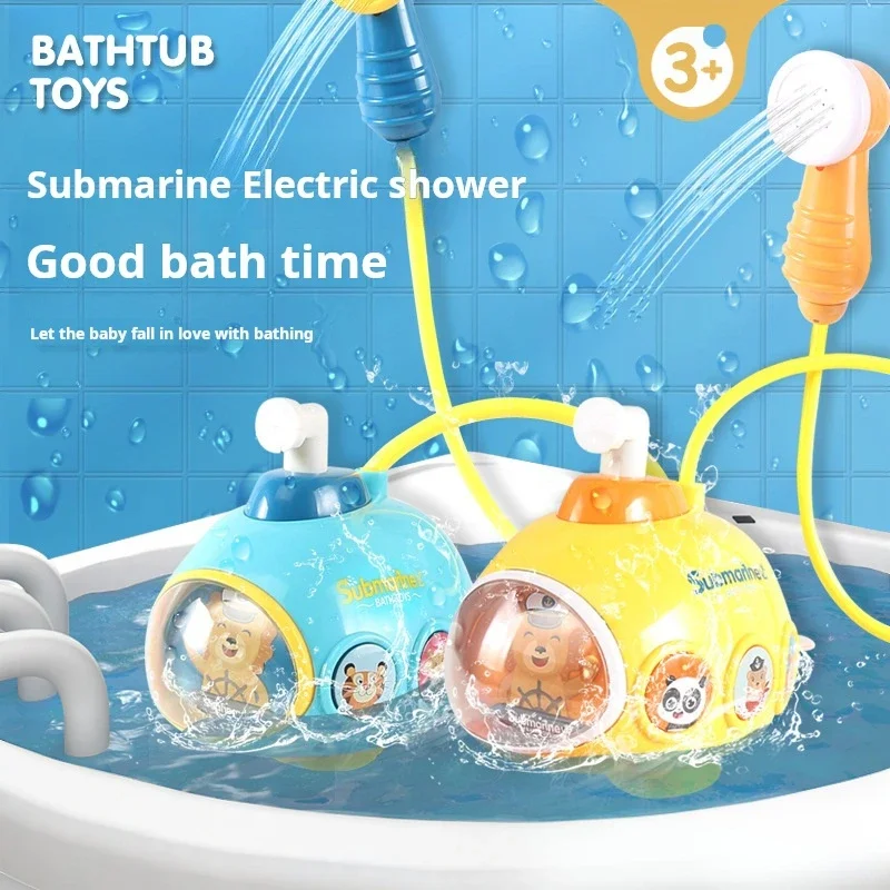 Baby Bathing Toy Bath Toys Pipeline Water Spray Shower Game Elephant Toy for Children Swimming Bathroom Water Shower Kids Toy 3