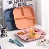 1Pc Diet Portion Control Tray For Portioned Eating PP Dinner Plate For Portion Control Diet Portion Control Plate 3