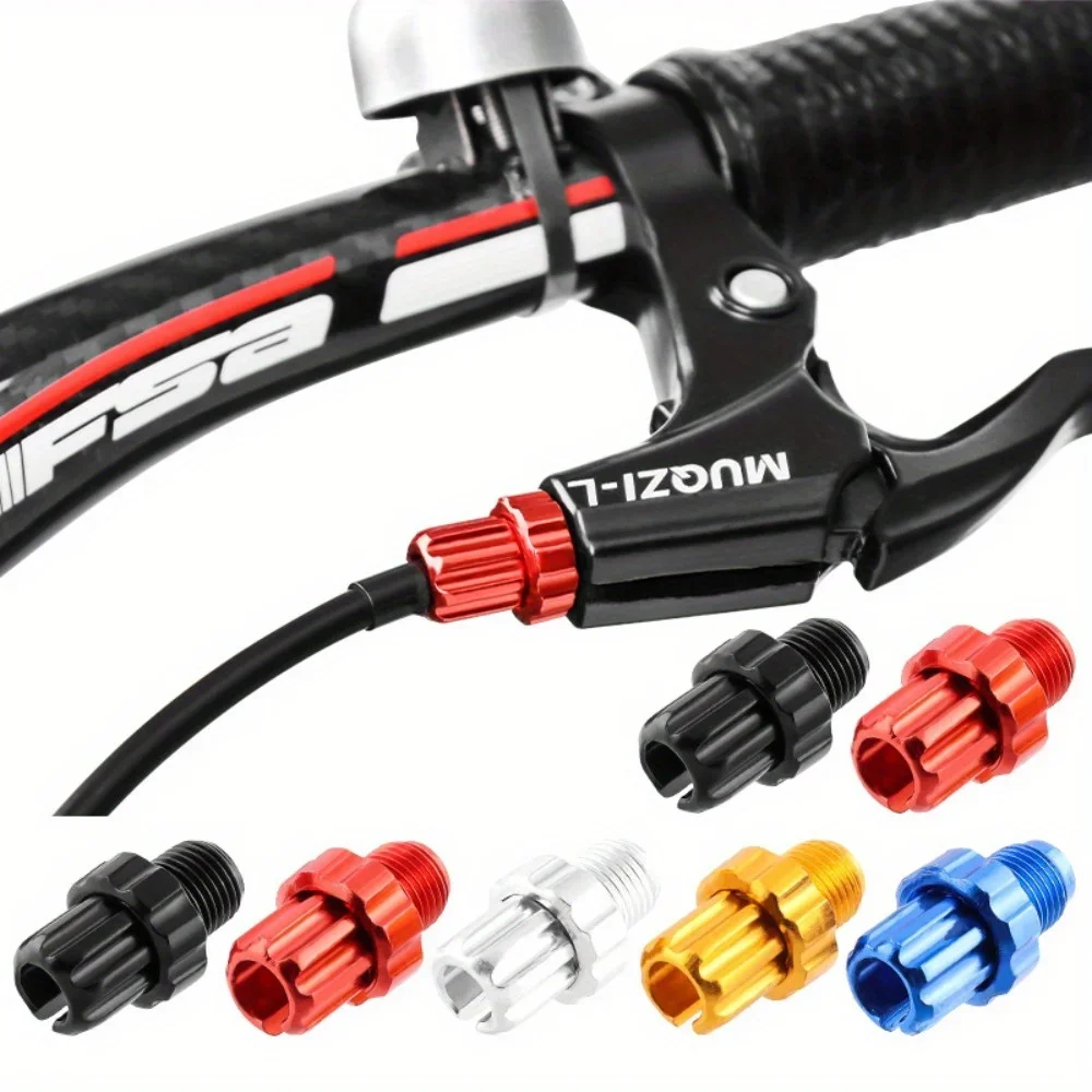 1PC Bicycle Brake Lever Adjusting Screws Bike Shifter Cable Adjuster Bolts M10 Bolts Aluminum Alloy Brake Accessories